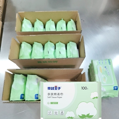 Cara que limpa limpezas secas não tecidas do tecido molhado dos cuidados com a pele para bebês