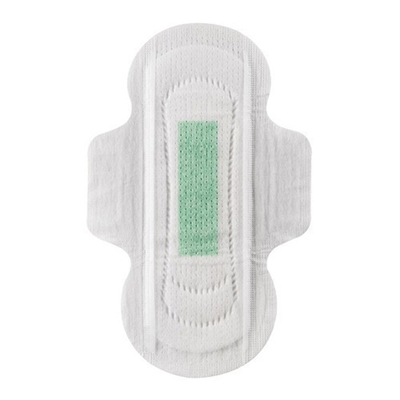 Almofadas sanitárias confortáveis femininos voadas da almofada 245mm do algodão para o uso diário