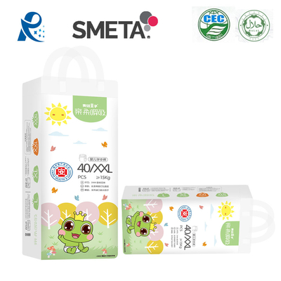 Camada absorvente do tecido descartável molhado do bebê do indicador 480ml brandamente tecida não
