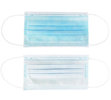 Máscara protetora descartável Earloop elástico de Earloop da categoria farmacêutica 17.5x9.5cm