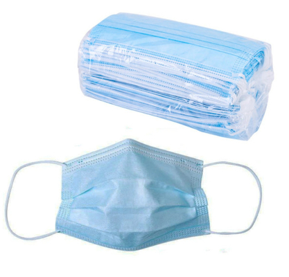Máscara protetora descartável Earloop elástico de Earloop da categoria farmacêutica 17.5x9.5cm