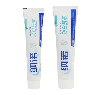Impressão de tela de seda sensível da ferramenta da higiene oral do dentífrico 60g dos dentes do óleo de coco