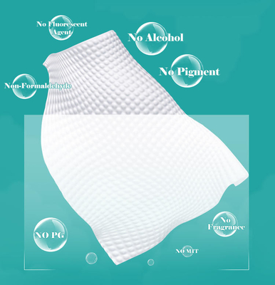 Com limpezas molhadas descartáveis da tampa e da fita aberta 80 PCes 20%Viscose 80%Polymer