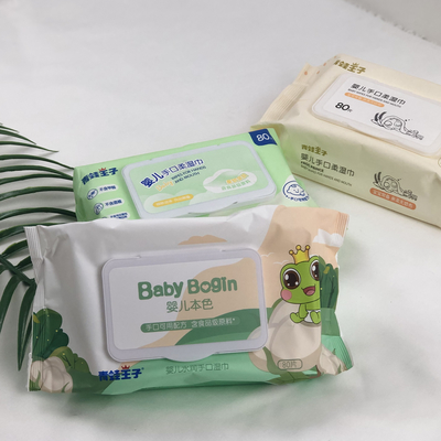 Limpezas molhadas descartáveis biodegradáveis do conforto amigável de Eco para o bebê e o adulto