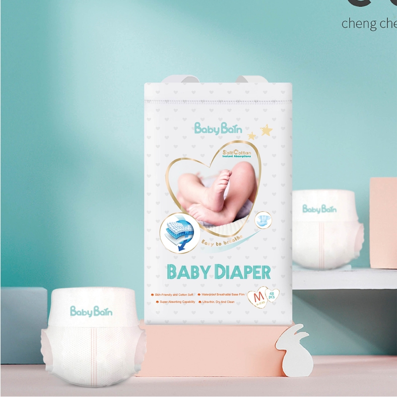 O OEM personalizou o tecido descartável do bebê da absorção super da forma da fita direcly da fábrica do fabricante