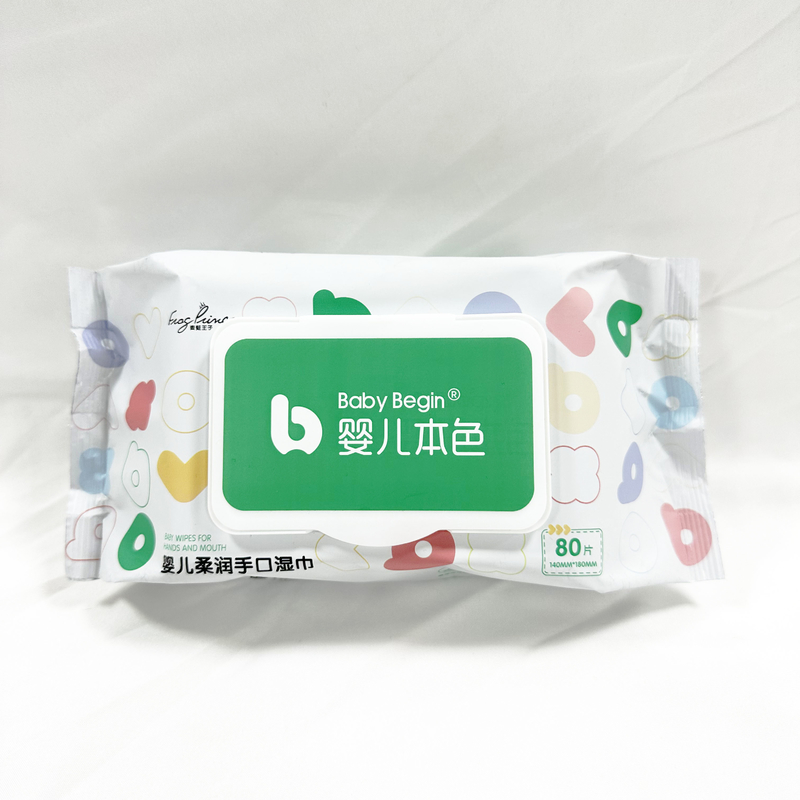 Bambu orgânico das limpezas molhadas do tecido do bebê de limpeza pessoal personalizado do cuidado para a limpeza do bebê