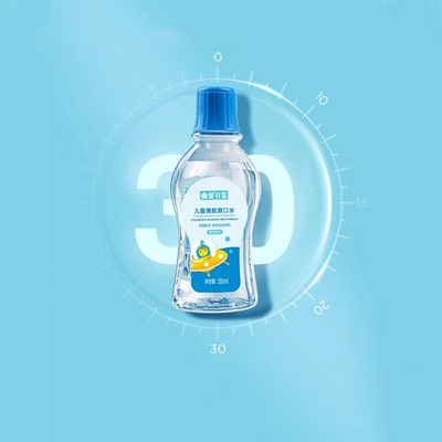 Colutório limpo rápido oral da ferramenta 30S da higiene do sabor do fruto das crianças