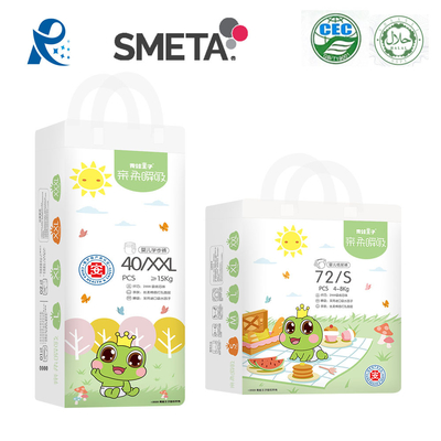 Tela não tecida descartável amigável de Japão SAP 450x320mm do tecido do bebê de Eco
