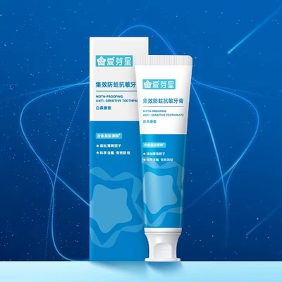 Clareando o dentífrico sensível dos dentes da anti cavidade nenhum Sugar Added